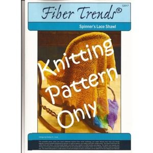 New Fiber Trends S2017 Spinner's Lace Shawl Evelyn Clark design Knitting Pattern
